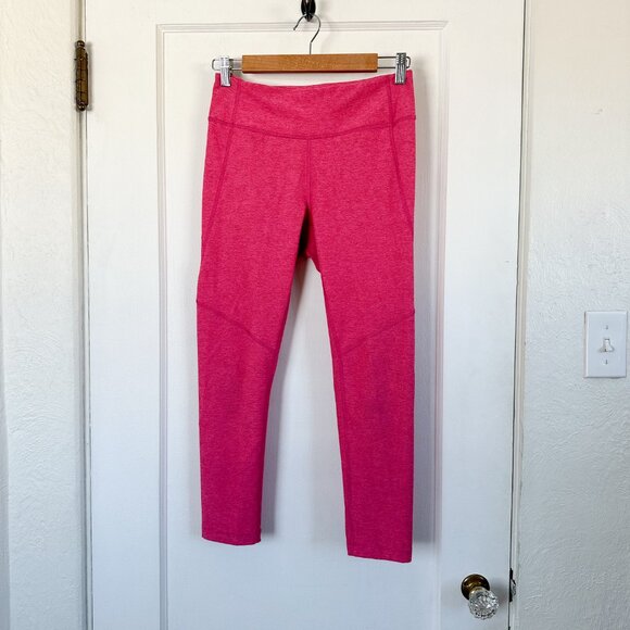 Outdoor Voices | Athena Crop Top (small) & Warmup 3/4 Legging (med) Set in Pink - Picture 6 of 9